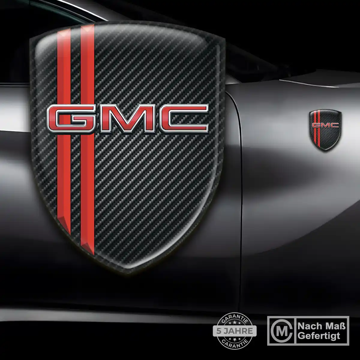 GMC Aufkleber Wappen Auto Hochwertiges Harz