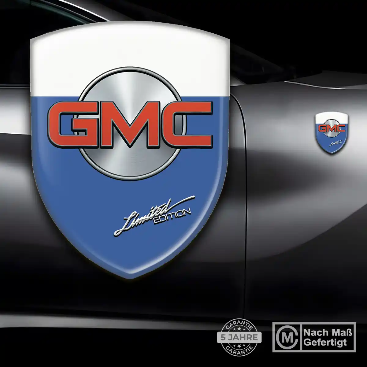 GMC Aufkleber Wappen Auto Limitierte Auflage