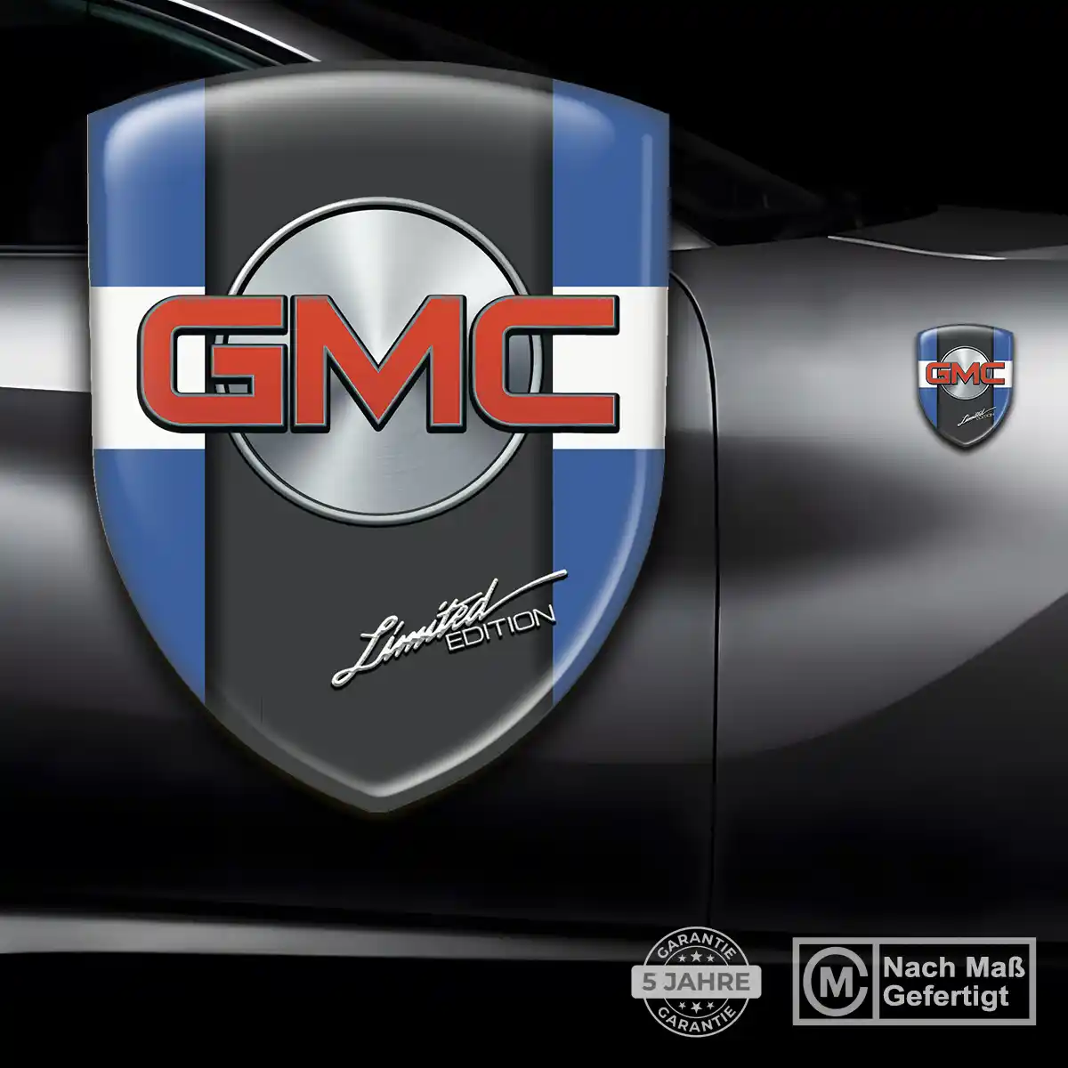 GMC Aufkleber Wappen Auto Markenedition