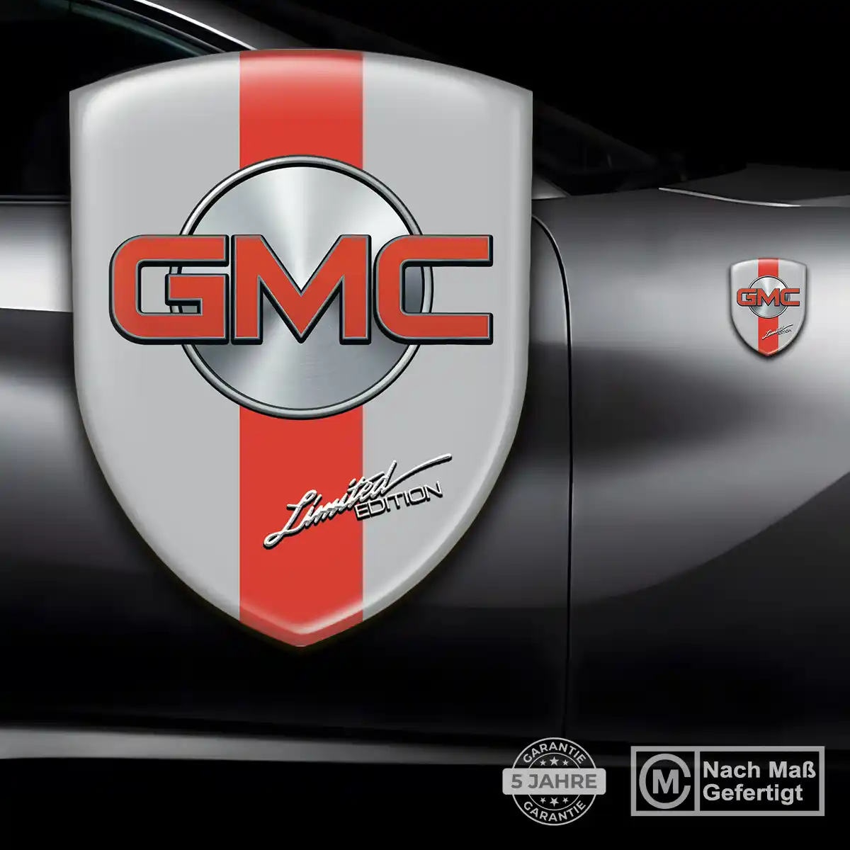 GMC Aufkleber Wappen Auto Premium-Edition