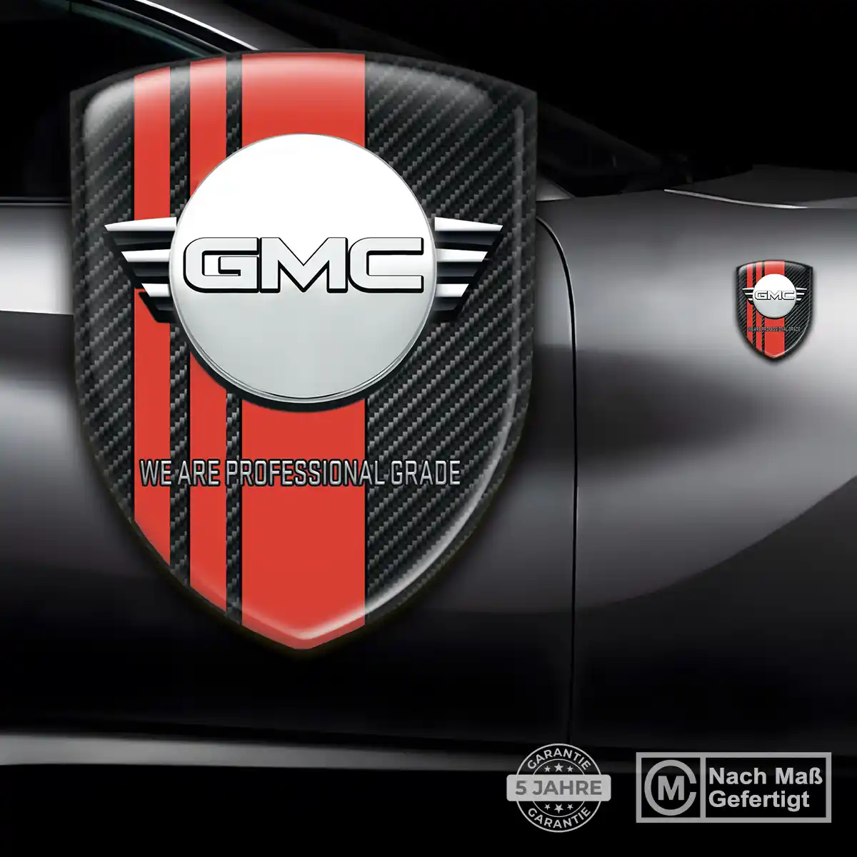 GMC Aufkleber Wappen Edles Design