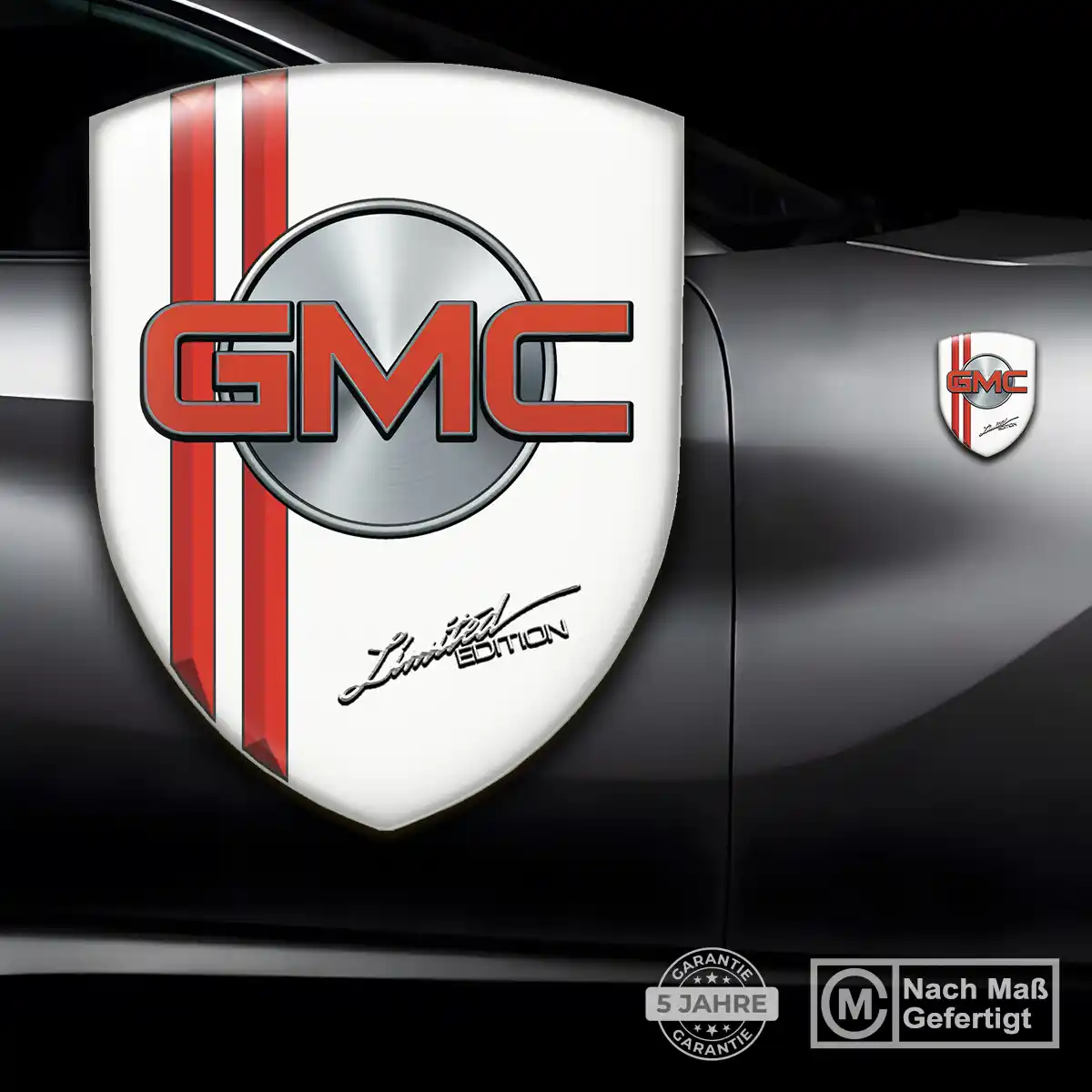 GMC Aufkleber Wappen Emblem Auto Elegantes Design