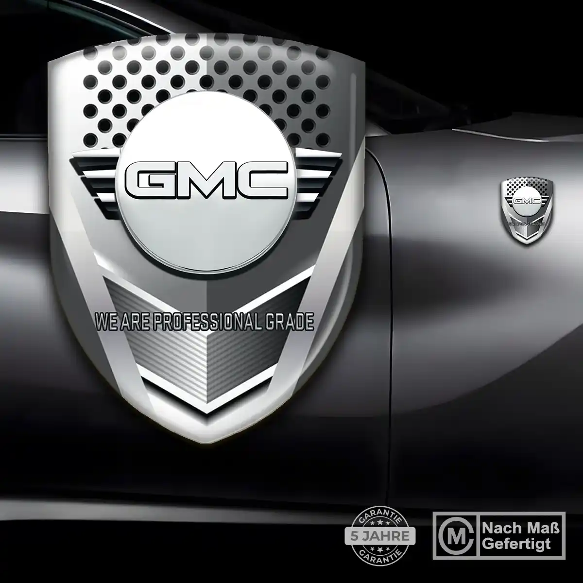 GMC Aufkleber Wappen Emblem Auto Hochwertiges Harz