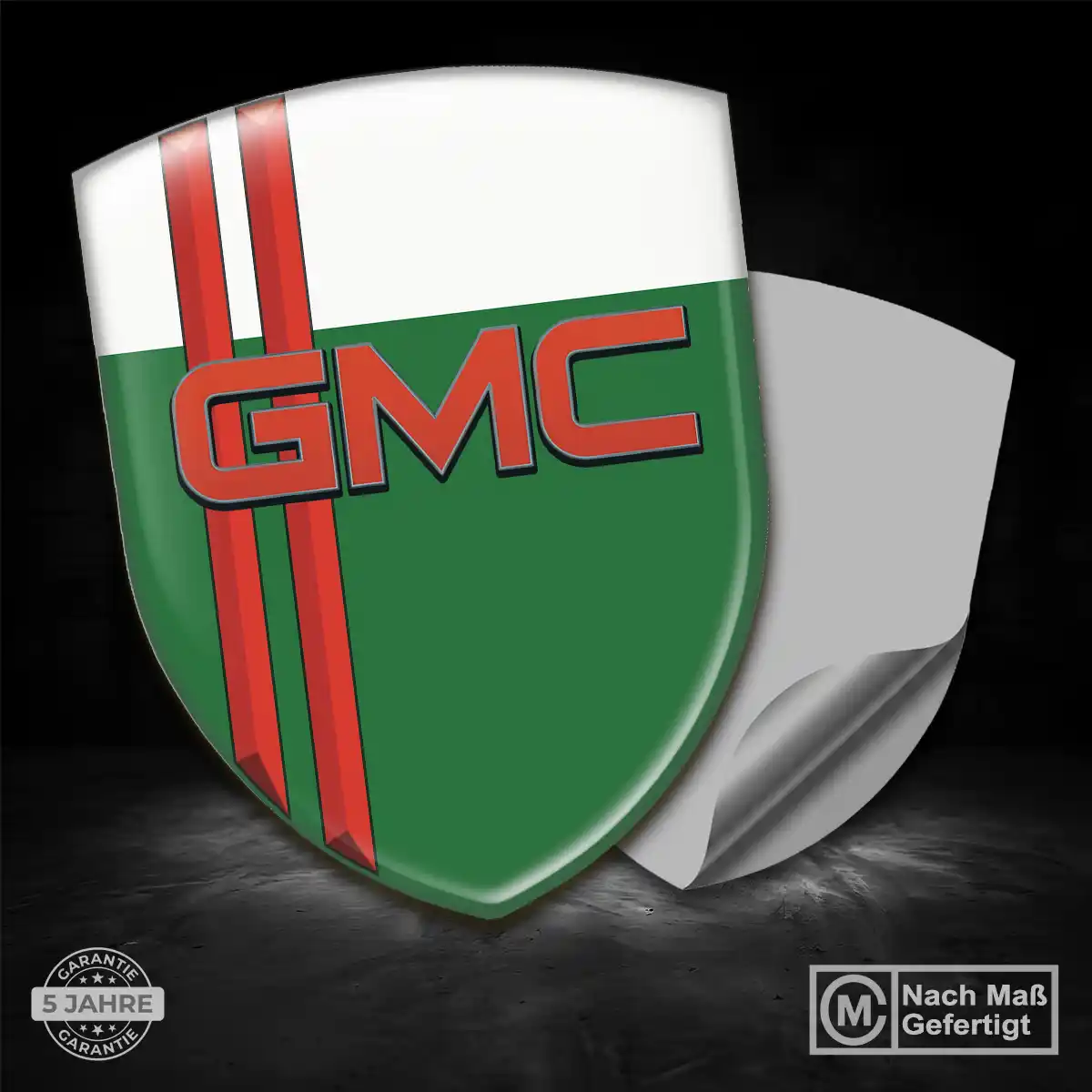 GMC Aufkleber Wappen Emblem Auto Premium-Edition