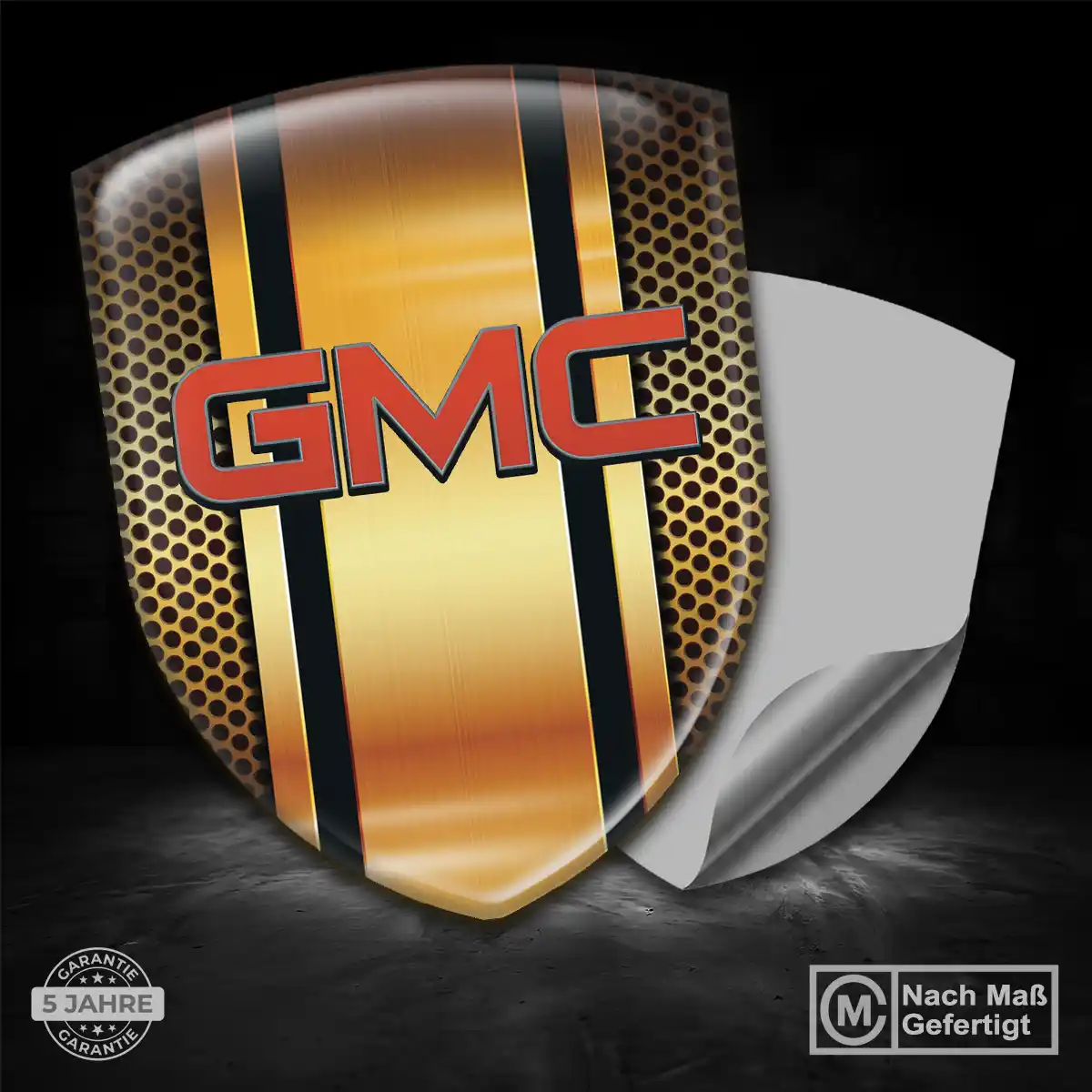GMC Aufkleber Wappen Emblem Auto Premiumqualität