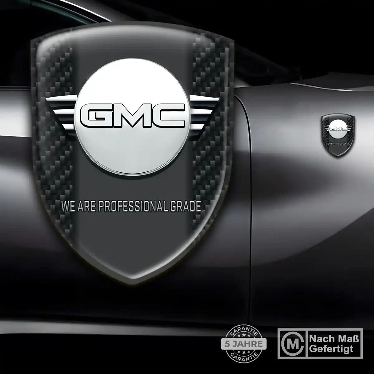 GMC Aufkleber Wappen Emblem Edles Design