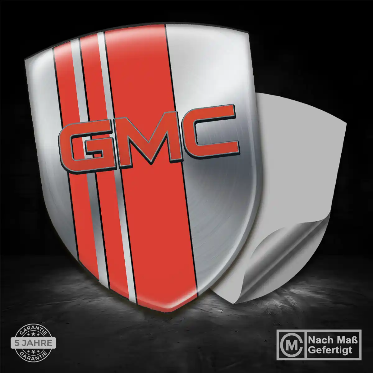 GMC Aufkleber Wappen Emblem Elegantes Design