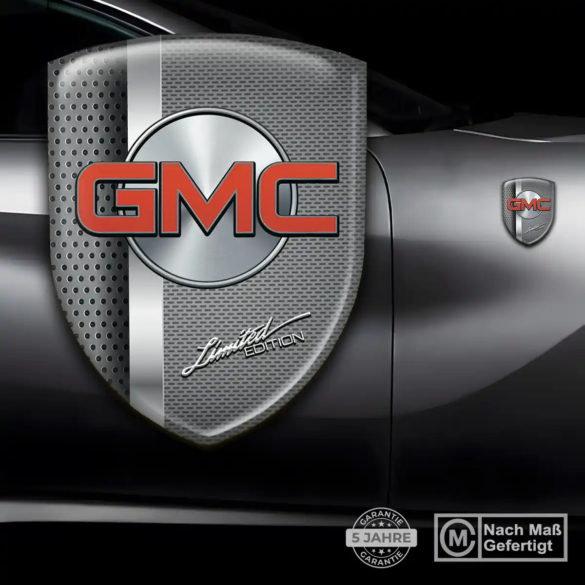 GMC Aufkleber Wappen Emblem Hohe Qualität