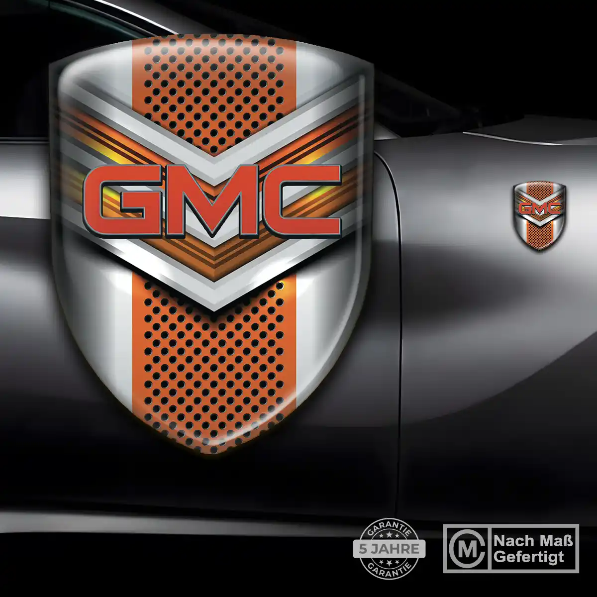 GMC Aufkleber Wappen Emblem Interieurdesign