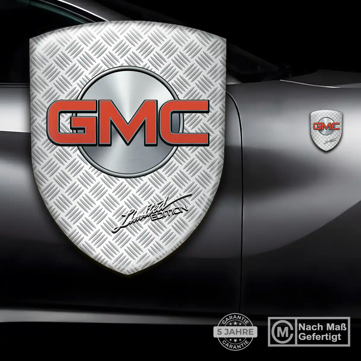 GMC Aufkleber Wappen Emblem Luxus-Edition