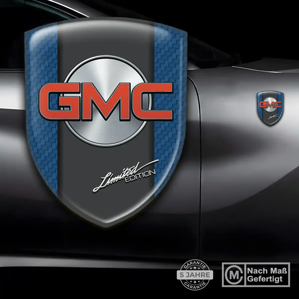 GMC Aufkleber Wappen Emblem Markenedition