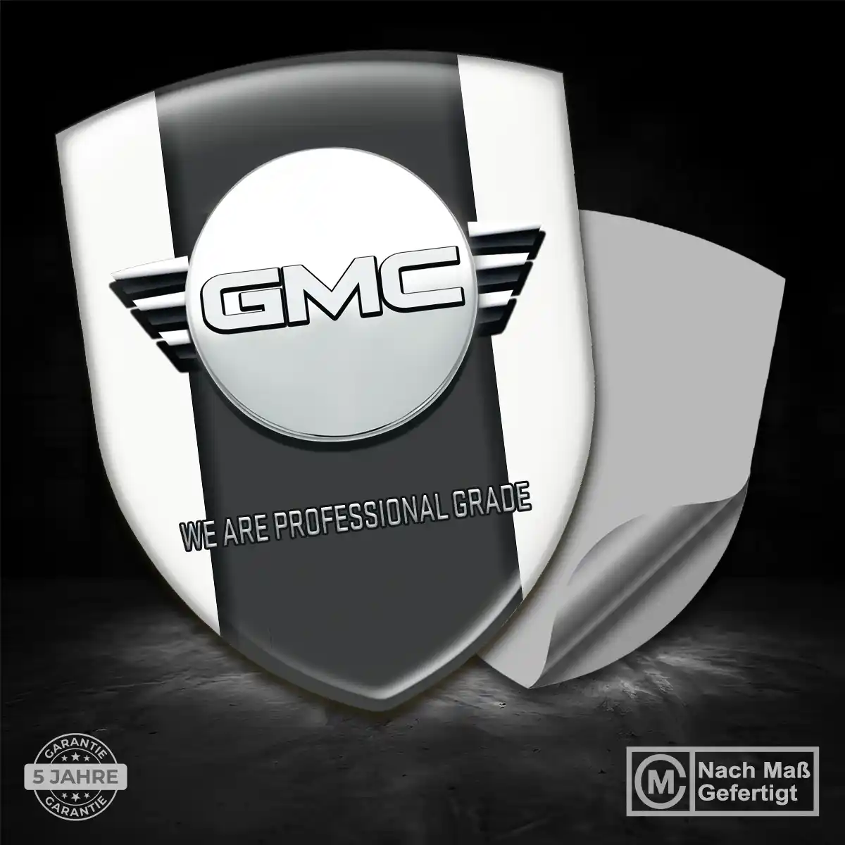 GMC Aufkleber Wappen Emblem Premium-Edition