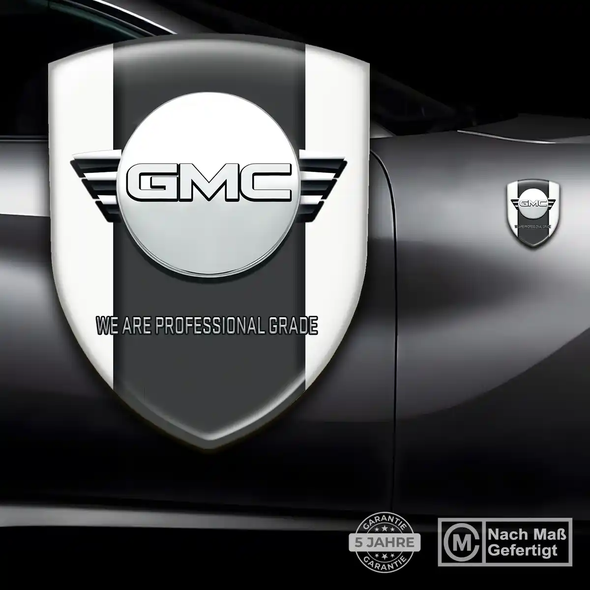 GMC Aufkleber Wappen Emblem Premium-Edition
