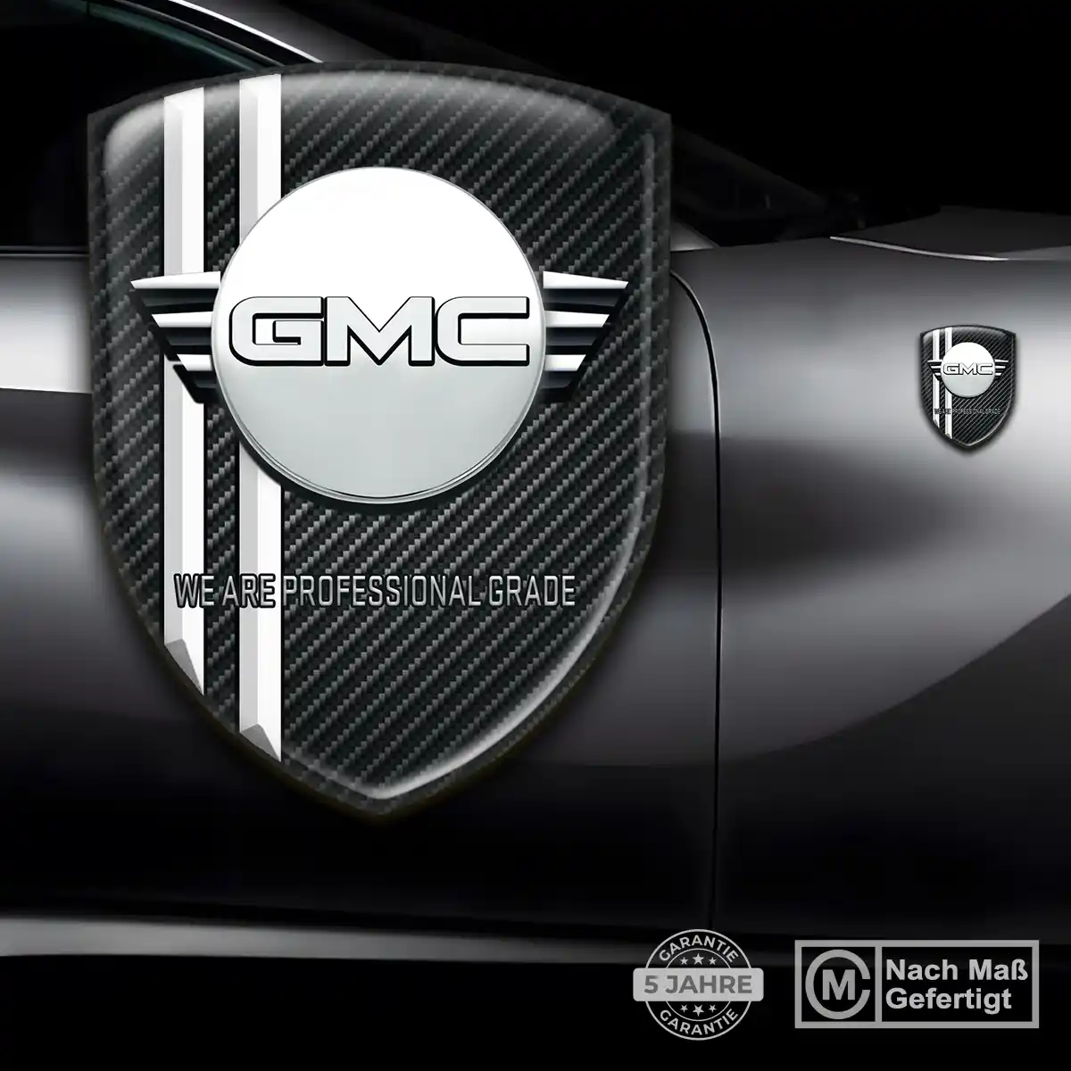 GMC Aufkleber Wappen Emblem Premiumqualität