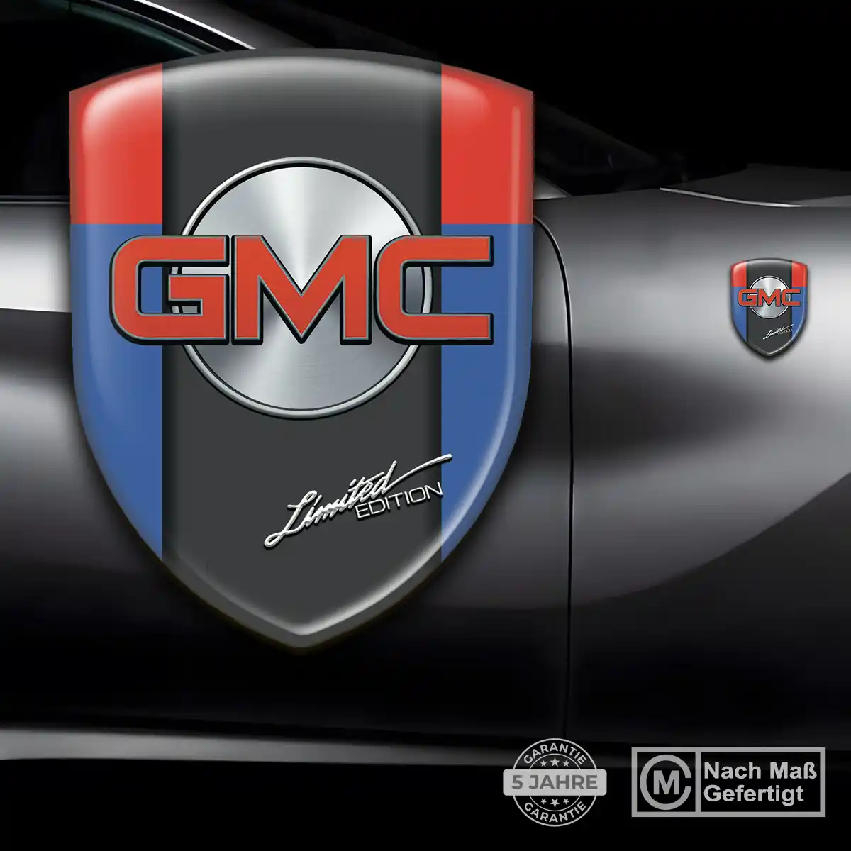 GMC Aufkleber Wappen Emblem Stilvolles Design