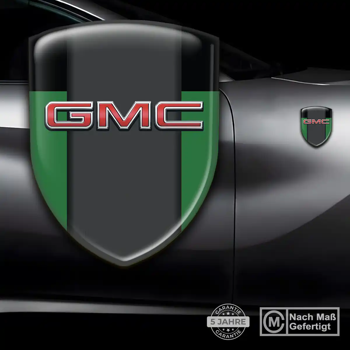 GMC Aufkleber Wappen Premiumqualität