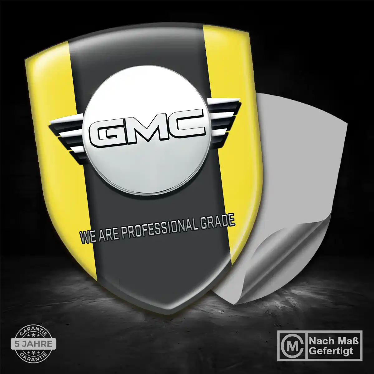 GMC Aufkleber Wappen Stilvolles Design
