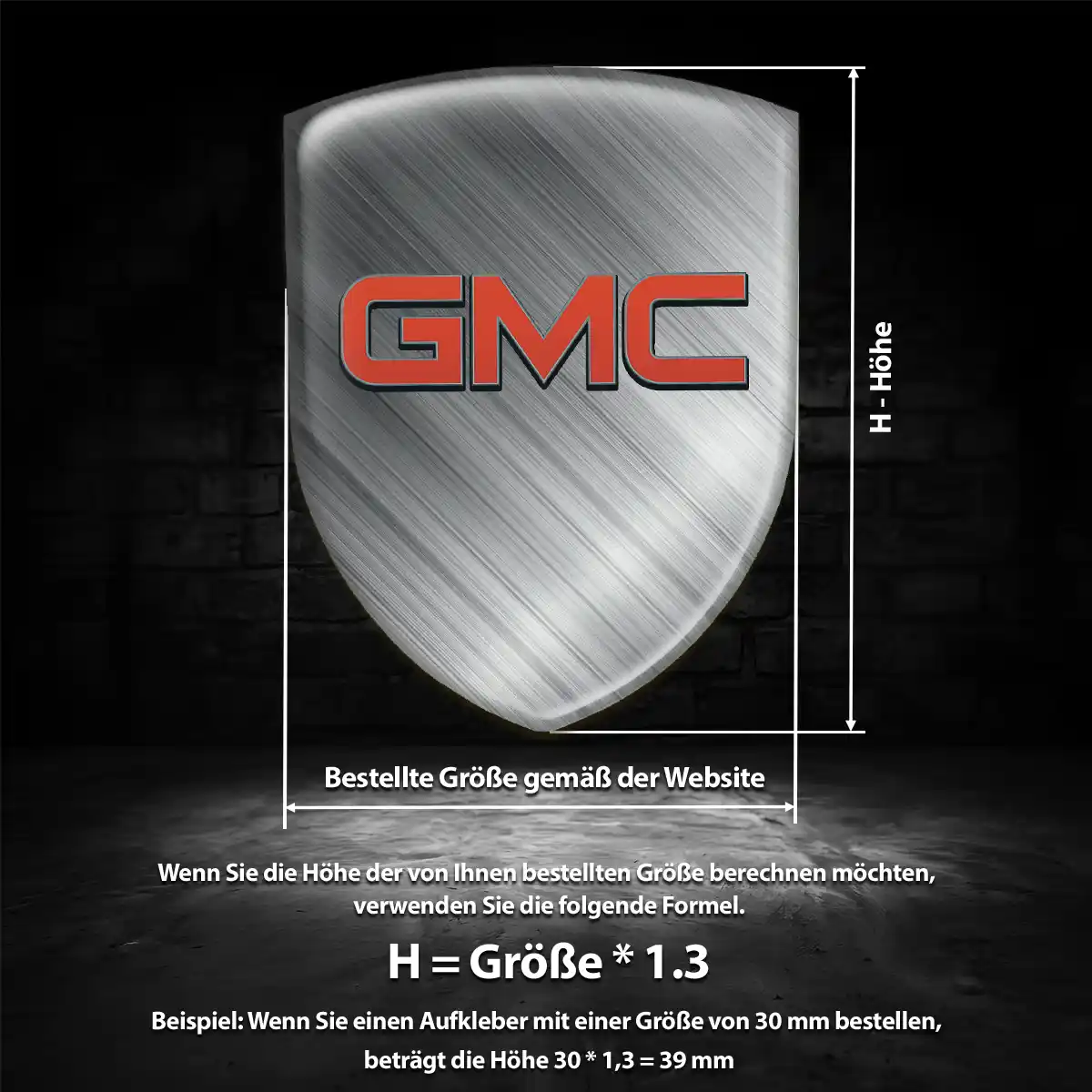 GMC Emblem Aufkleber Auto Elegantes Design