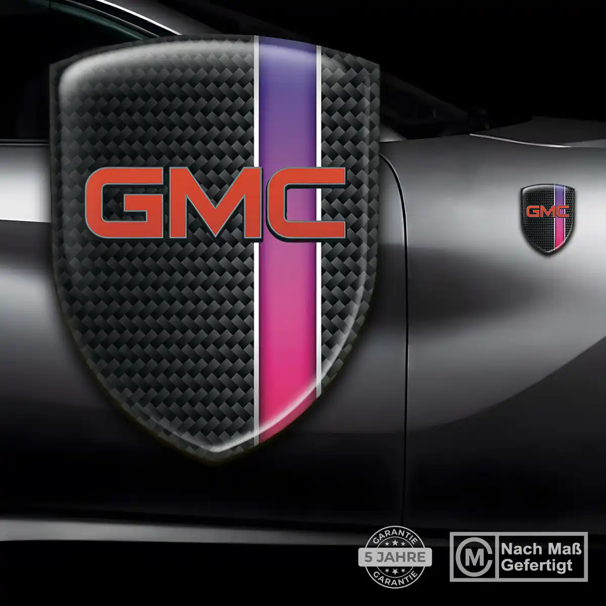GMC Emblem Aufkleber Tuningfahrzeug