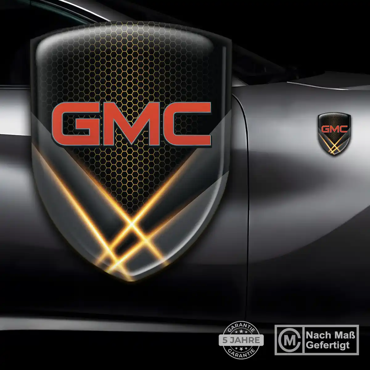 GMC Emblem Aufkleber Wappen Auto Elegantes Design
