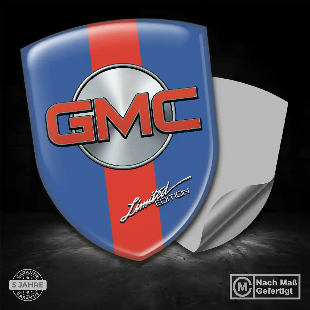 GMC Emblem Aufkleber Wappen Auto Interieurdesign