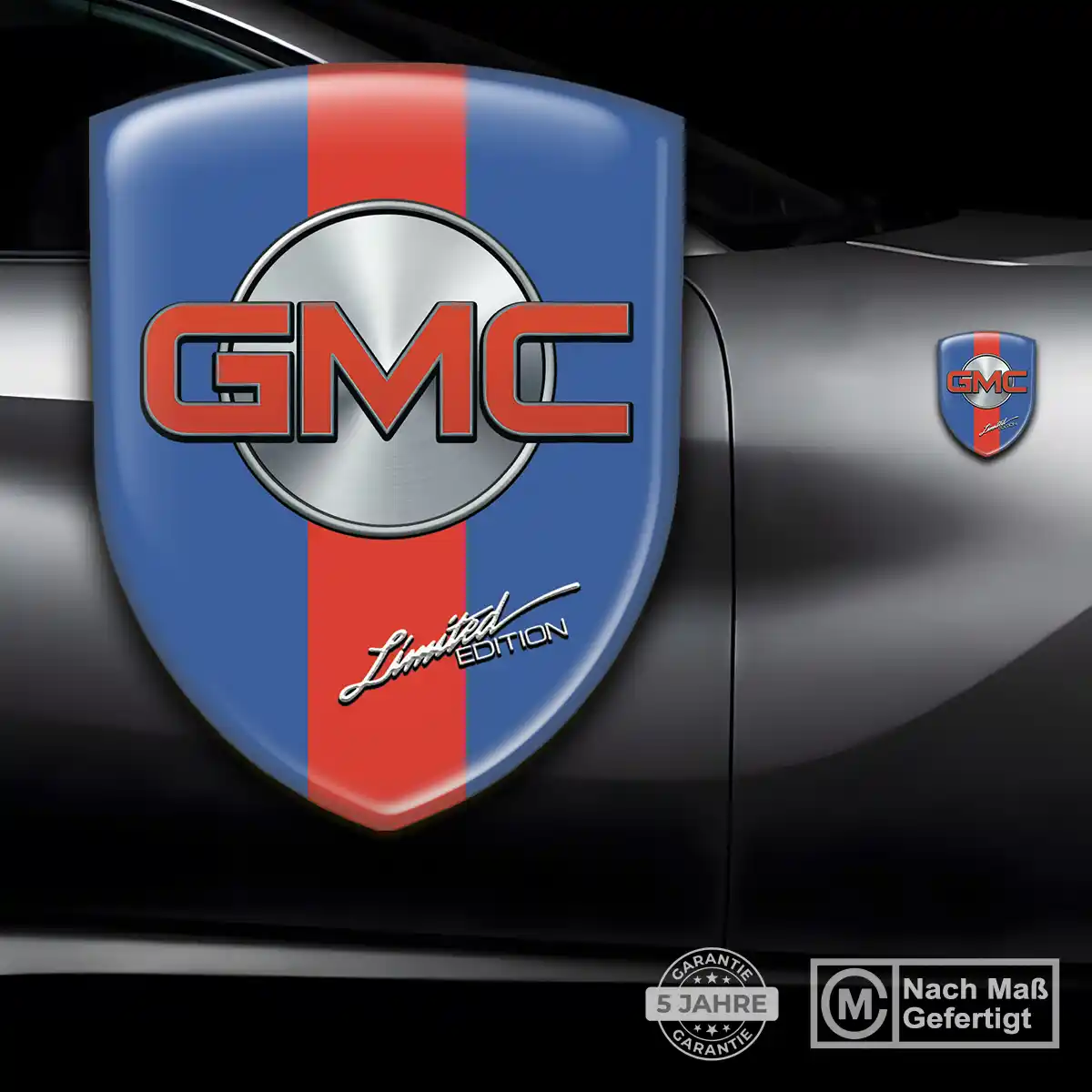 GMC Emblem Aufkleber Wappen Auto Interieurdesign