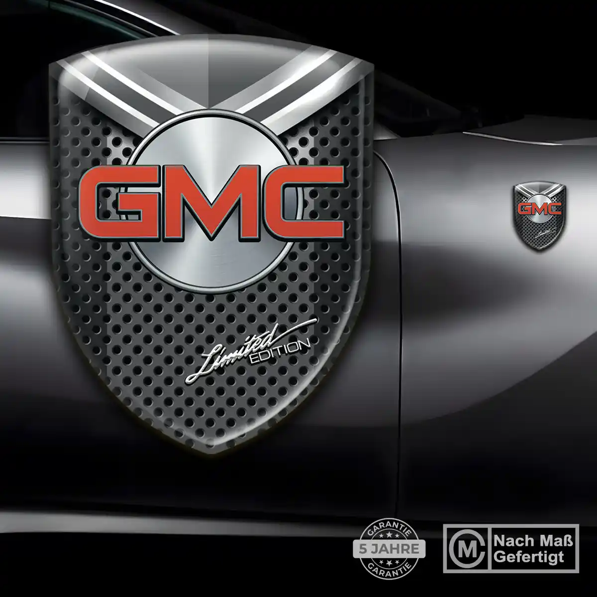 GMC Emblem Aufkleber Wappen Elegantes Design