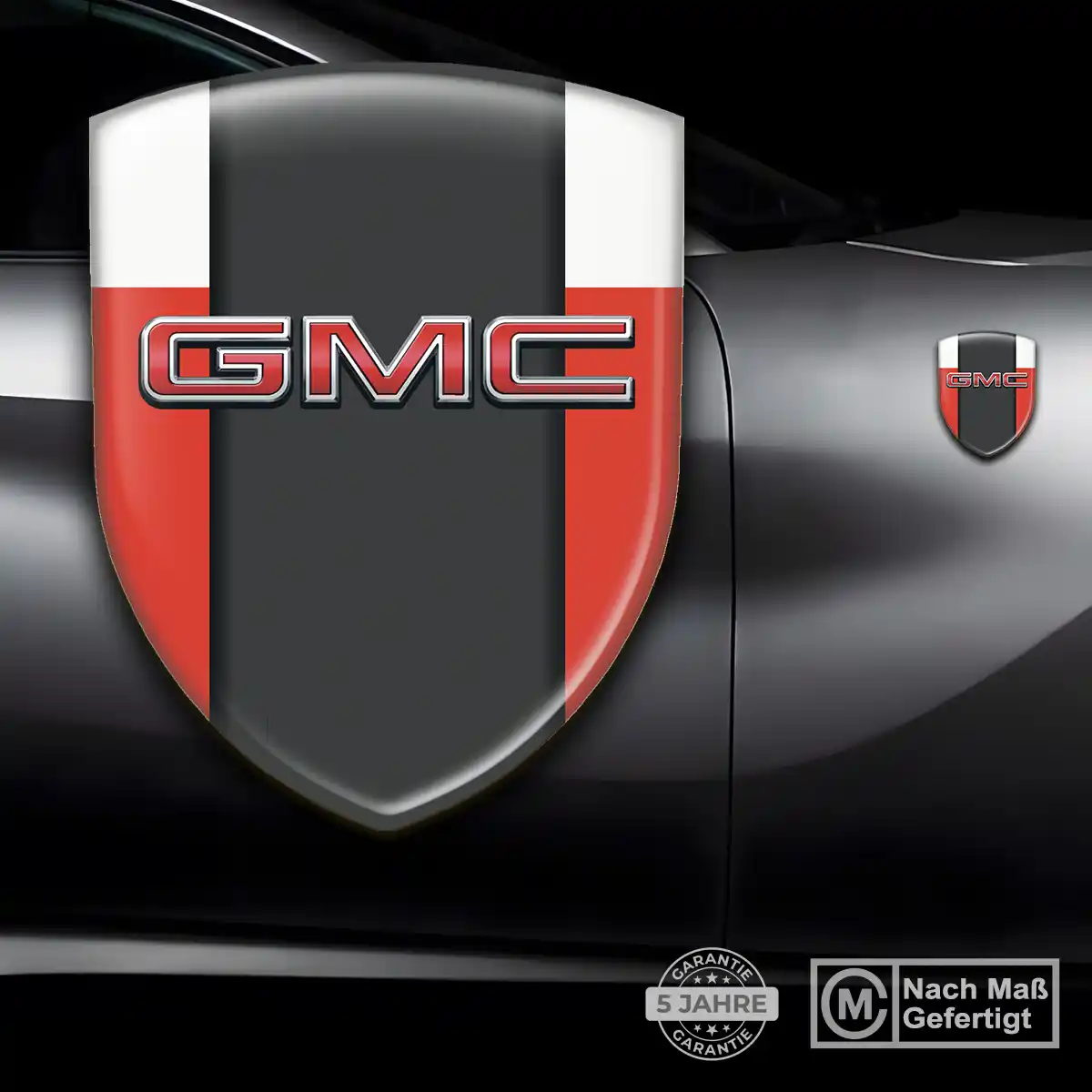 GMC Emblem Aufkleber Wappen Hochwertiges Harz