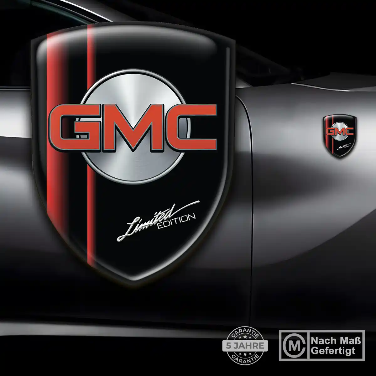 GMC Emblem Aufkleber Wappen Premium-Edition