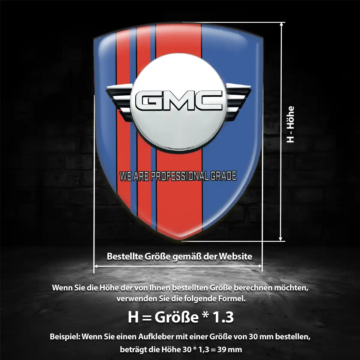 GMC Emblem Auto Elegantes Design