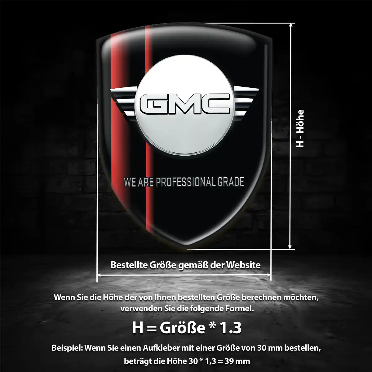 GMC Emblem Auto Interieurdesign