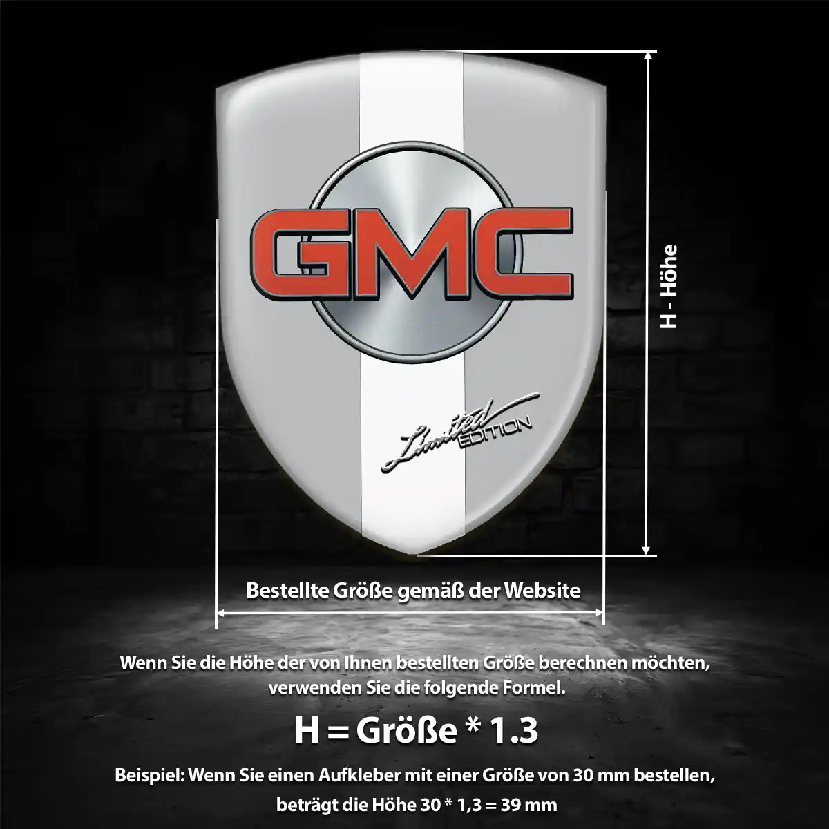 GMC Emblem Auto Limitierte Auflage