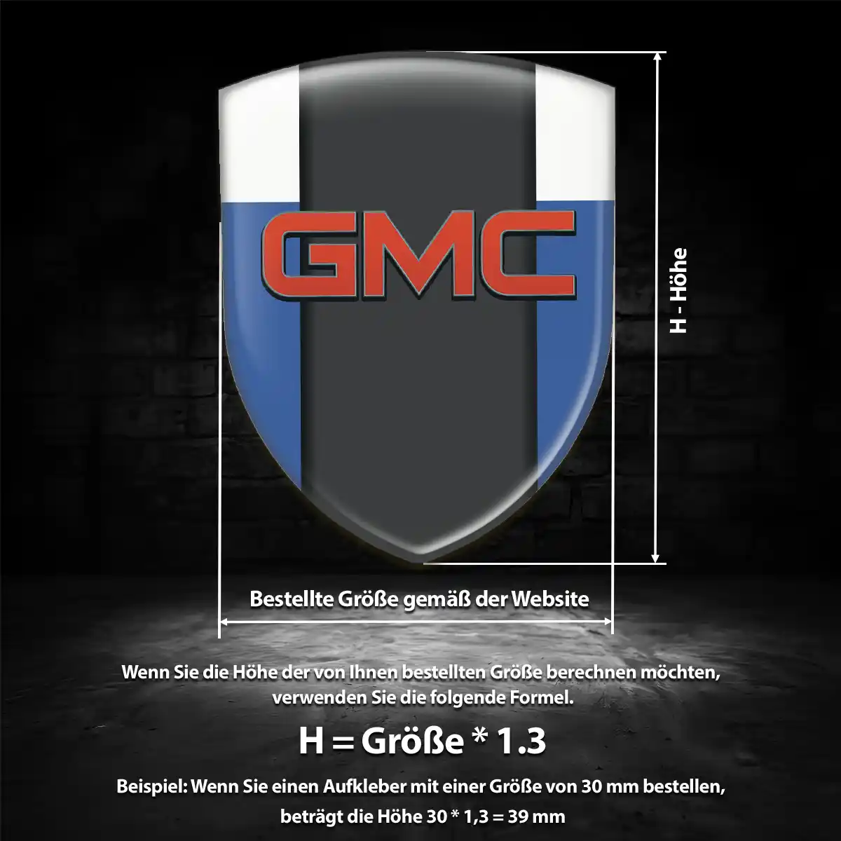 GMC Emblem Auto Premiumqualität