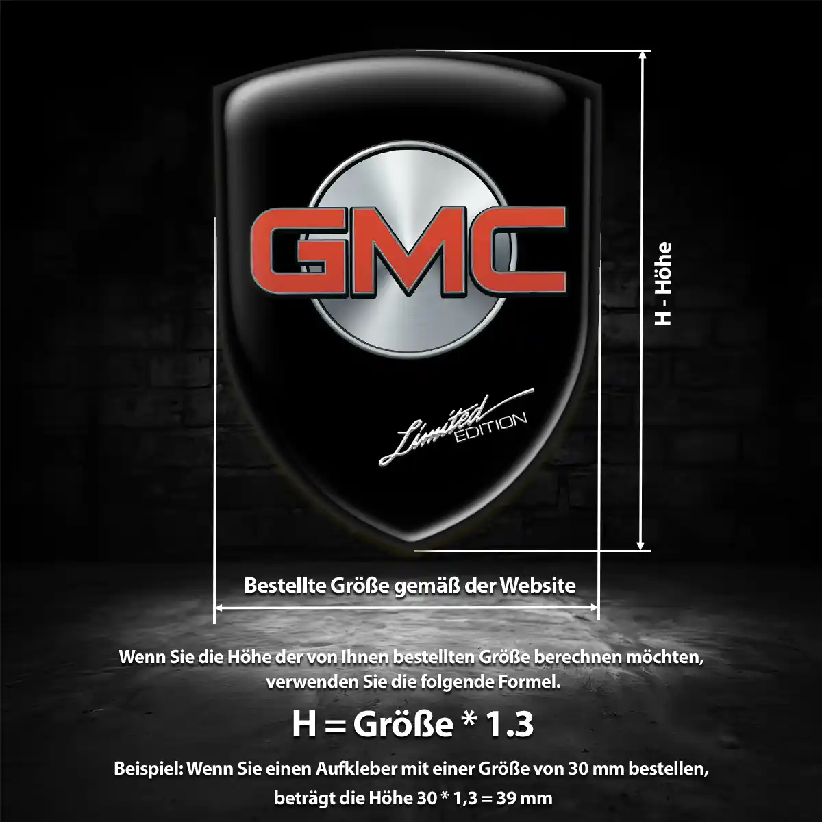 GMC Emblem Auto Stilvolles Design