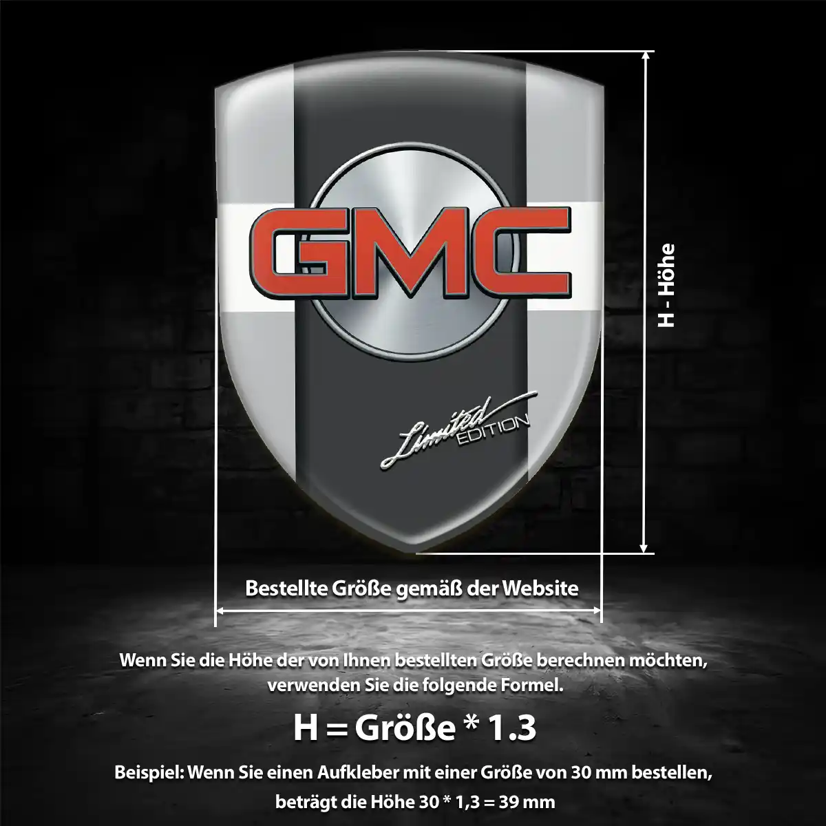 GMC Emblem Edles Design