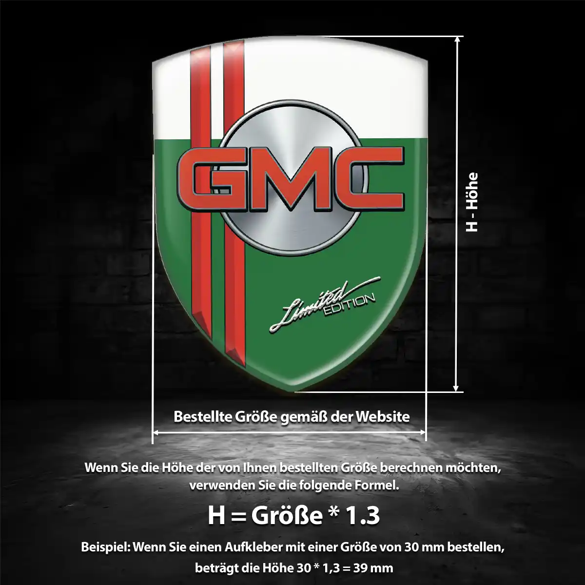 GMC Emblem Elegantes Design