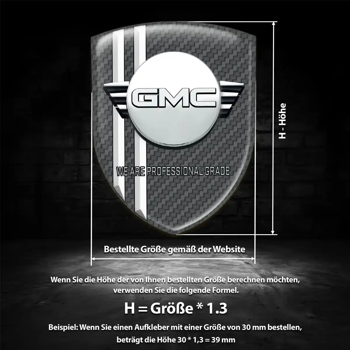 GMC Emblem Interieurdesign
