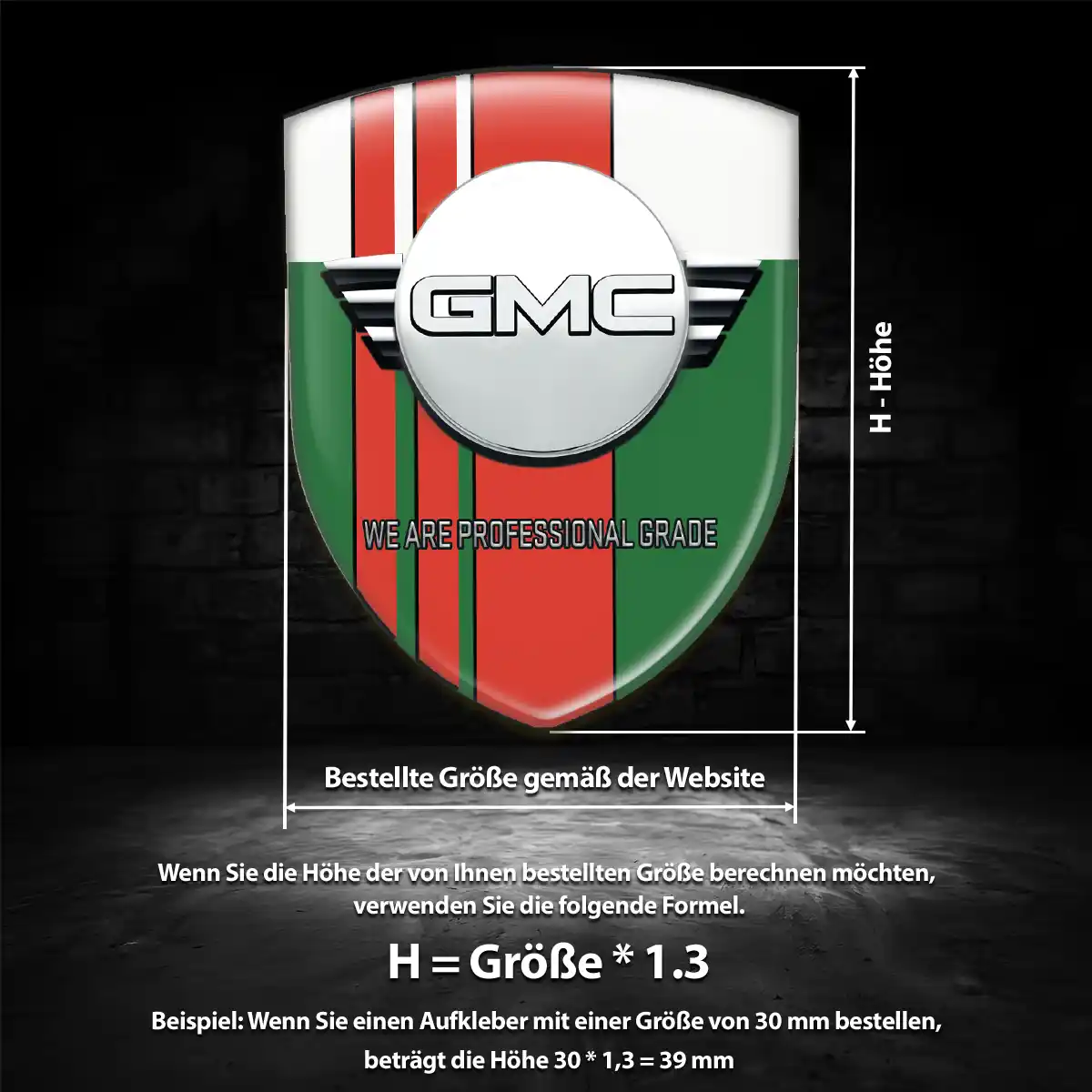 GMC Emblem Tuningfahrzeug
