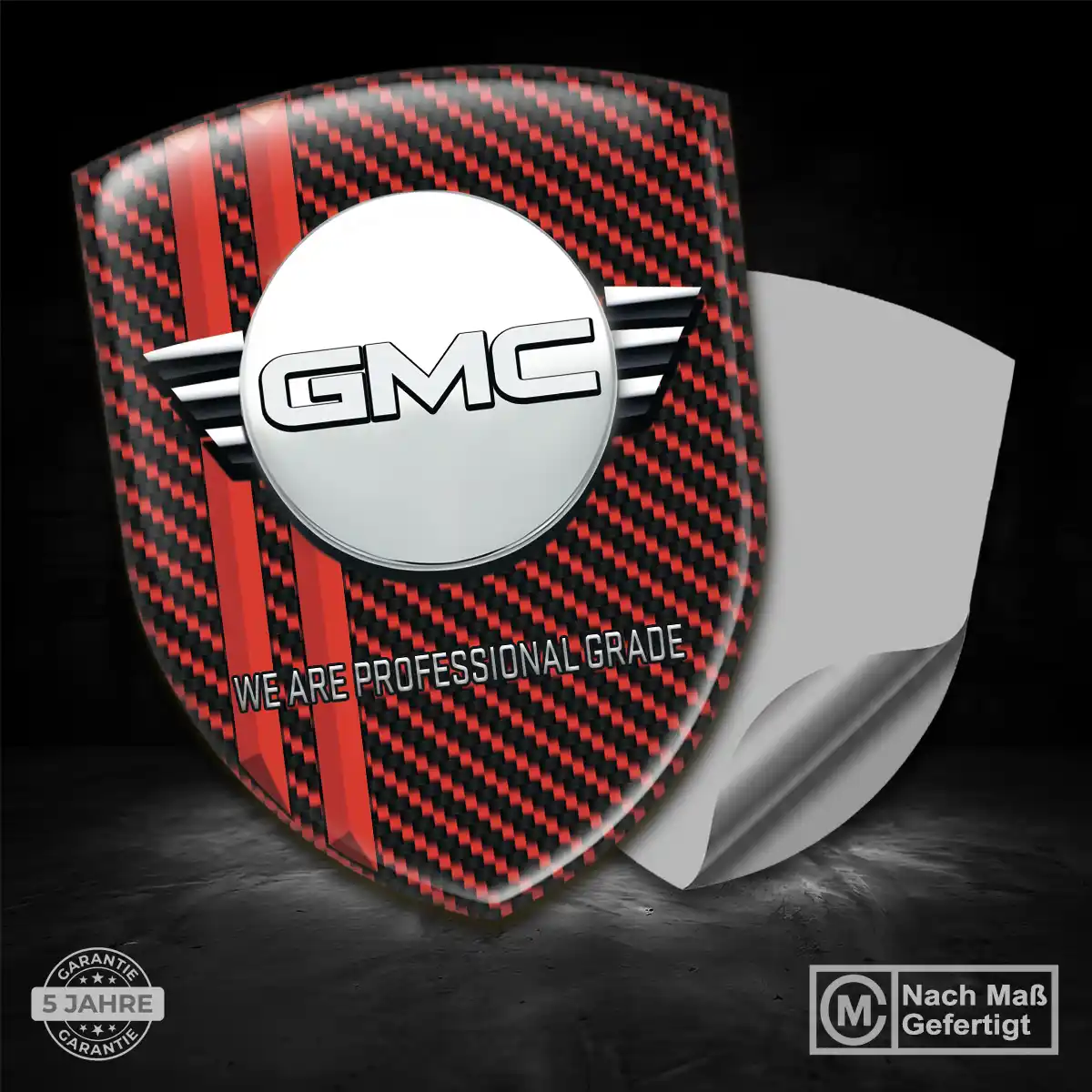 GMC Emblem Wappen Aufkleber Auto Interieurdesign