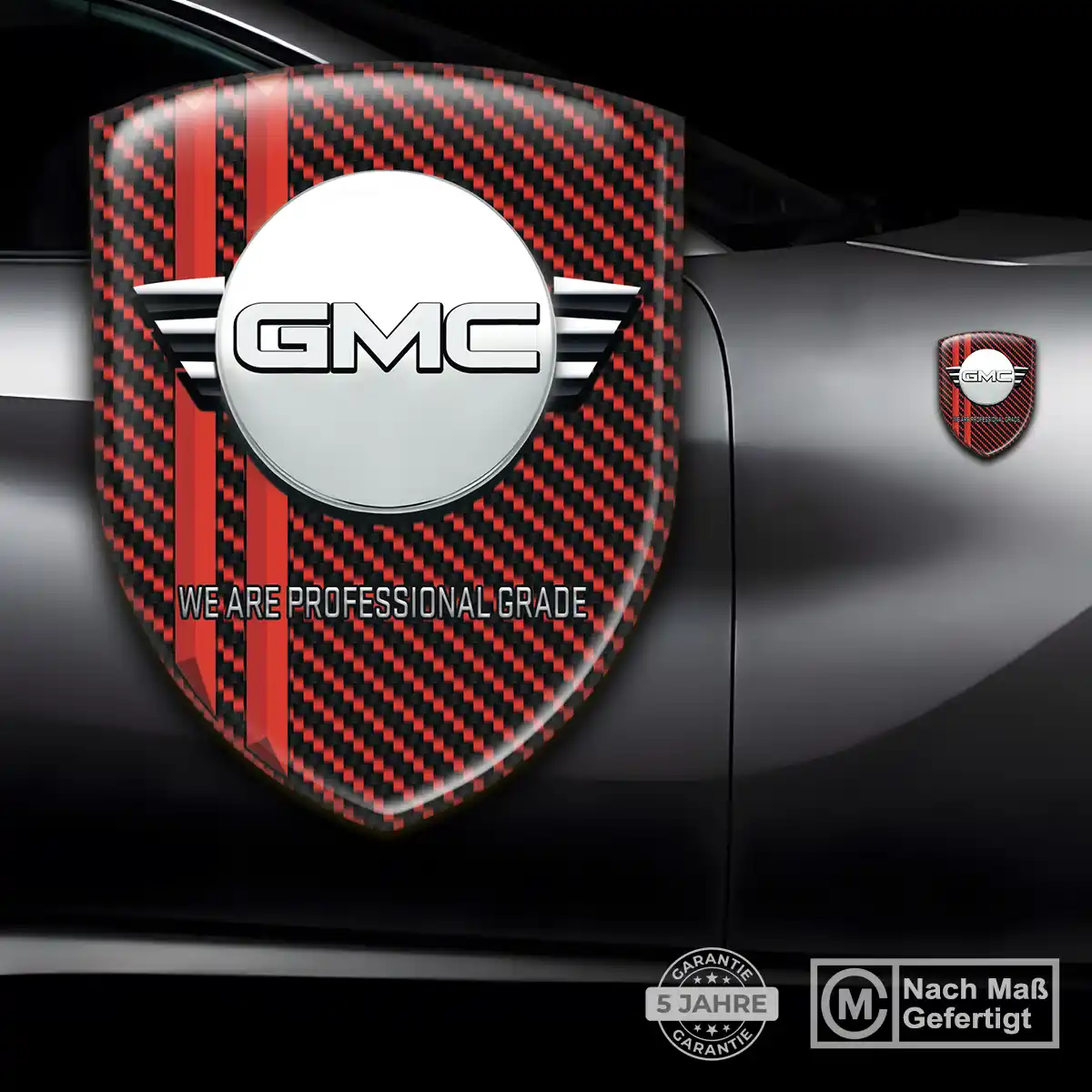 GMC Emblem Wappen Aufkleber Auto Interieurdesign