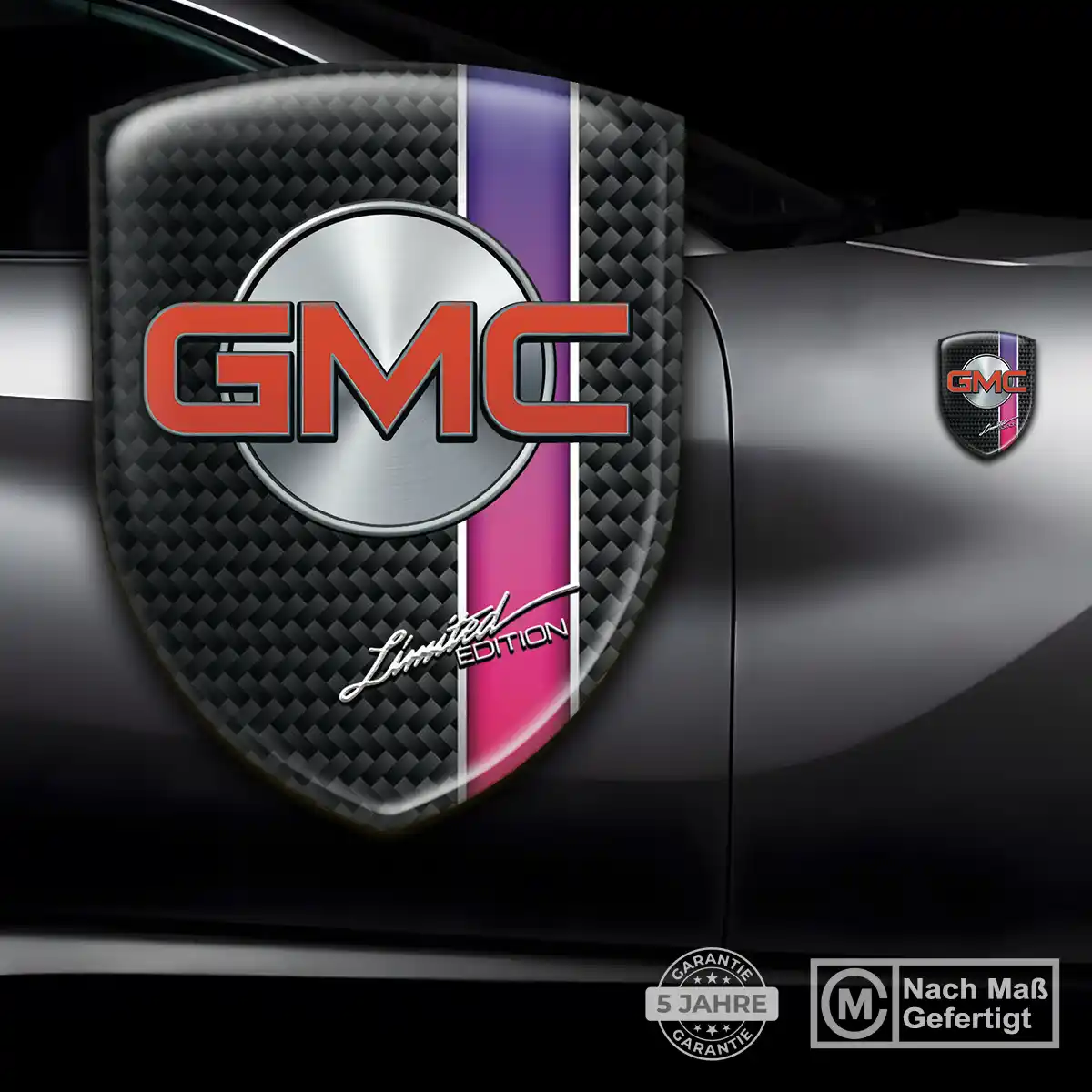 GMC Emblem Wappen Aufkleber Auto Luxus-Edition