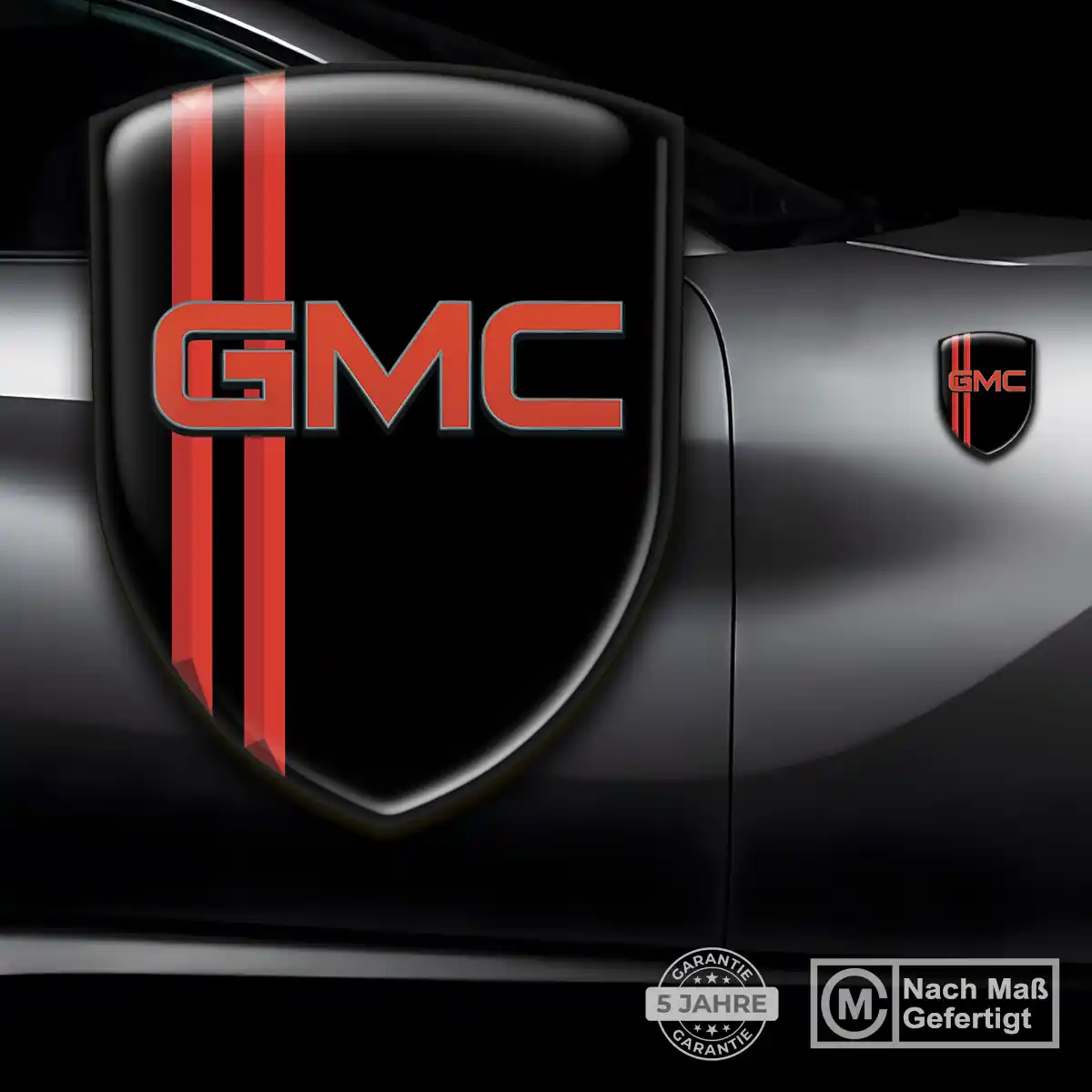 GMC Emblem Wappen Aufkleber Exterieurdesign