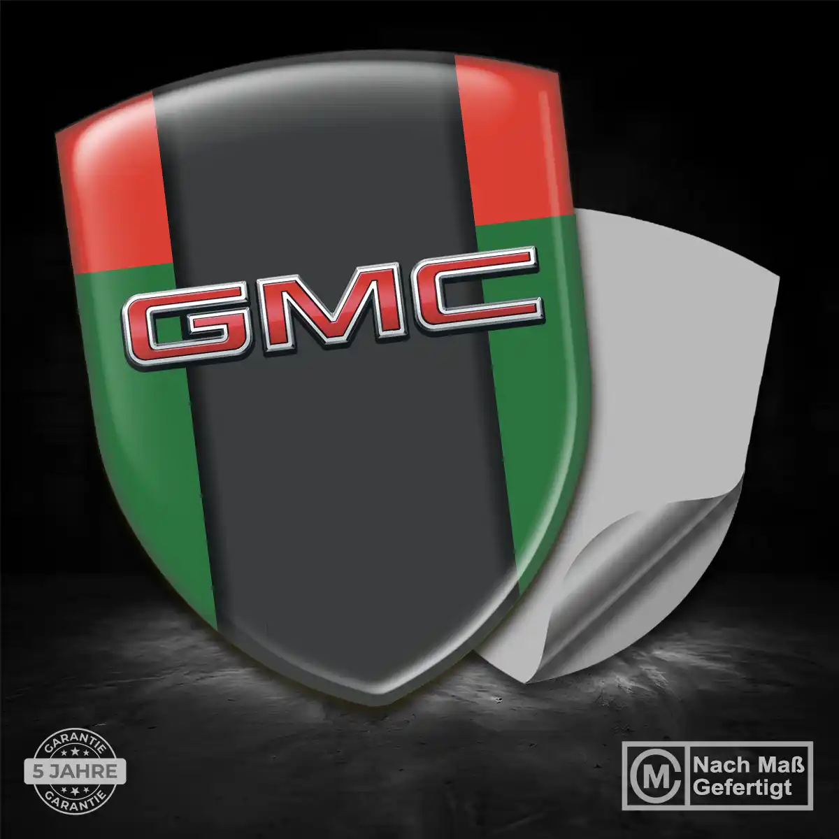 GMC Emblem Wappen Aufkleber Premium-Edition