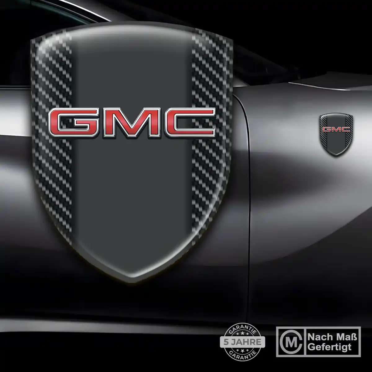 GMC Emblem Wappen Aufkleber Premiumqualität