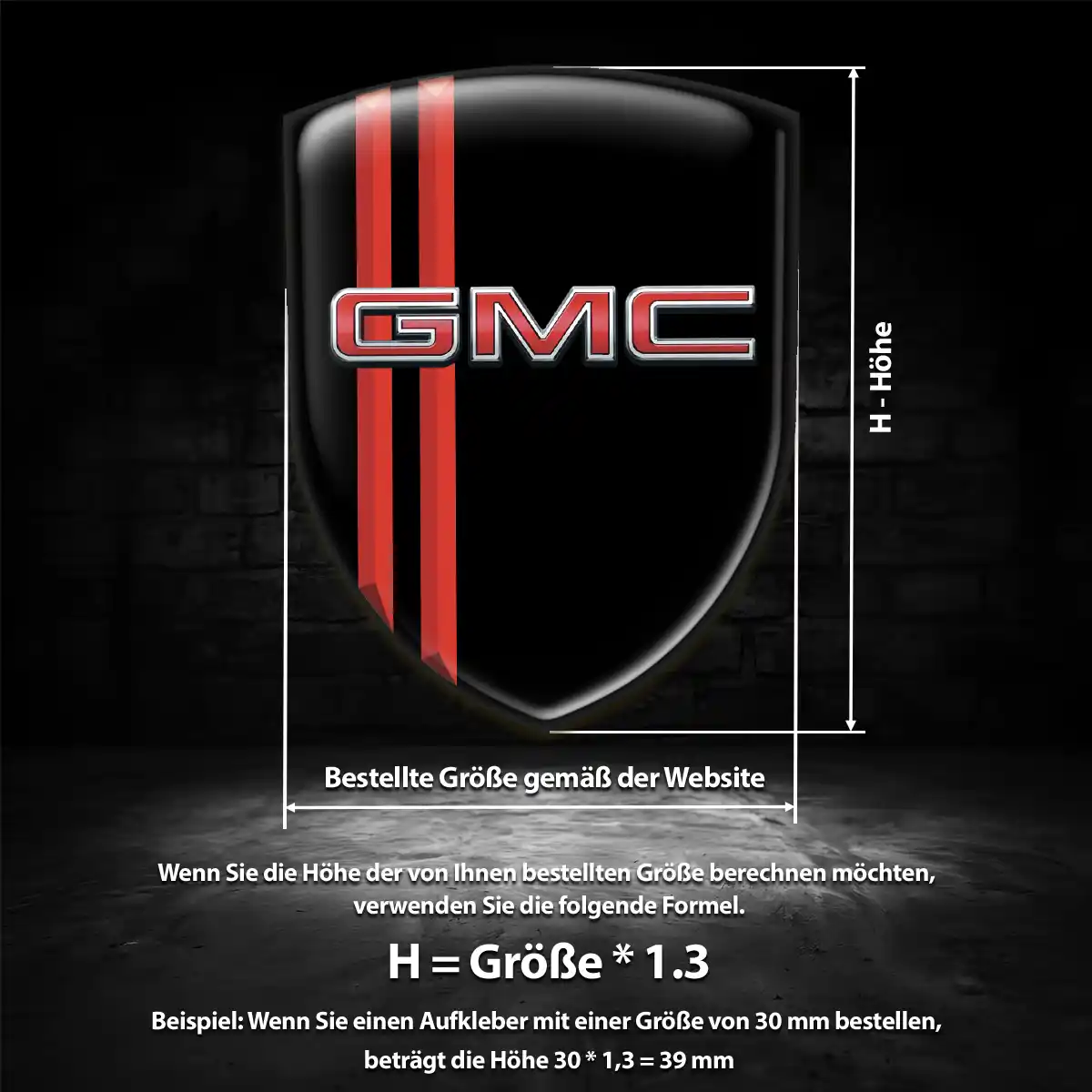 GMC Emblem Wappen Auto Edles Design