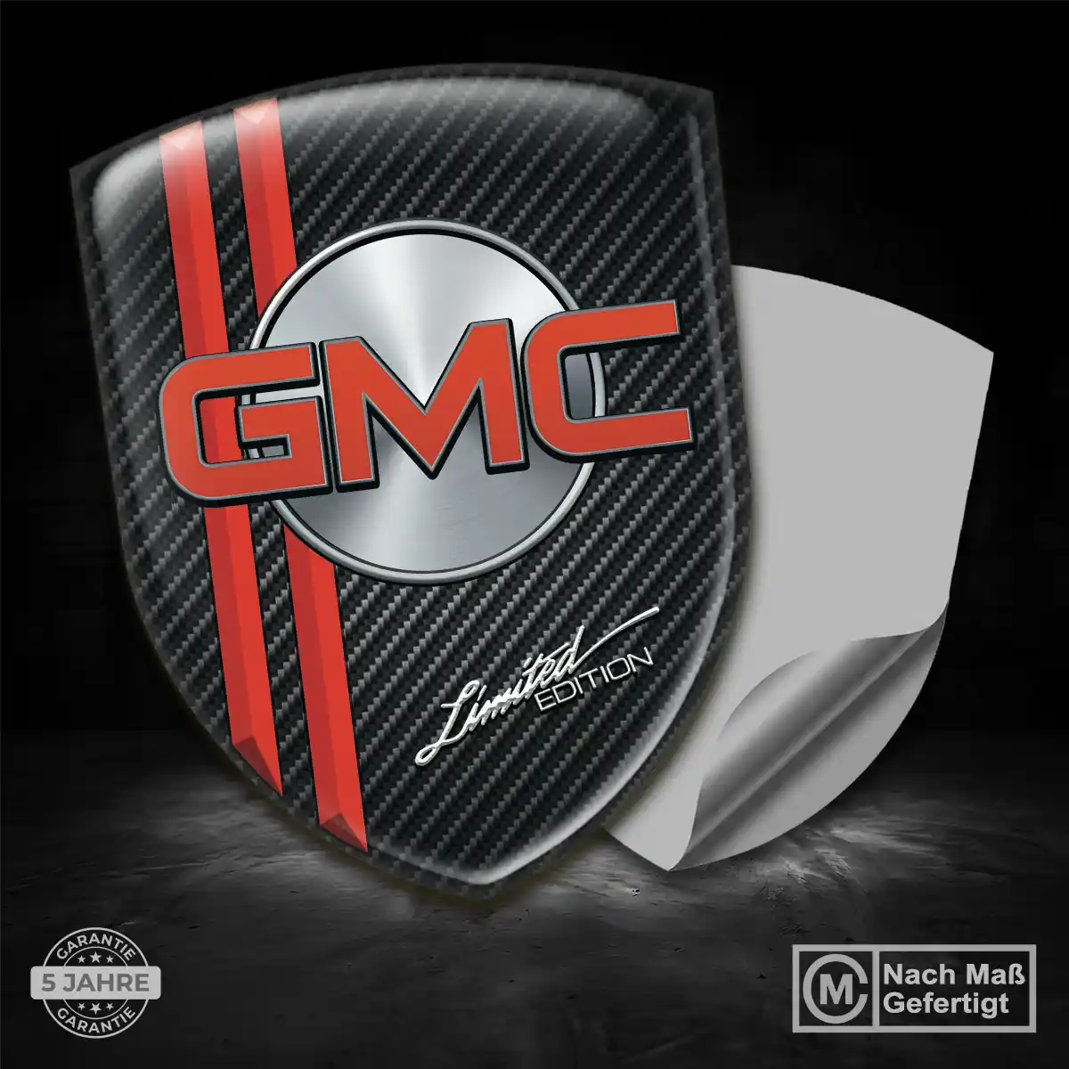 GMC Emblem Wappen Auto Hochwertiges Harz