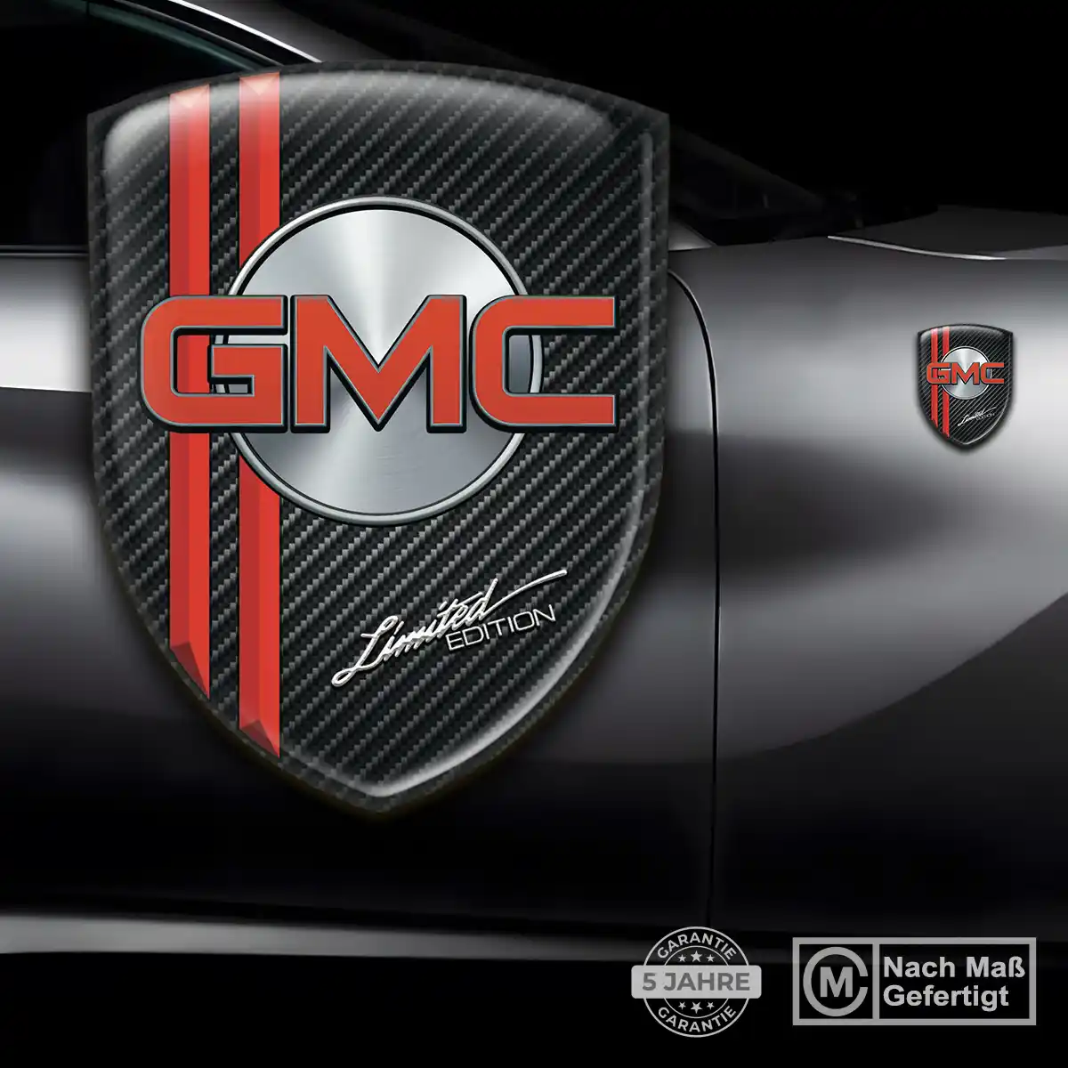 GMC Emblem Wappen Auto Hochwertiges Harz