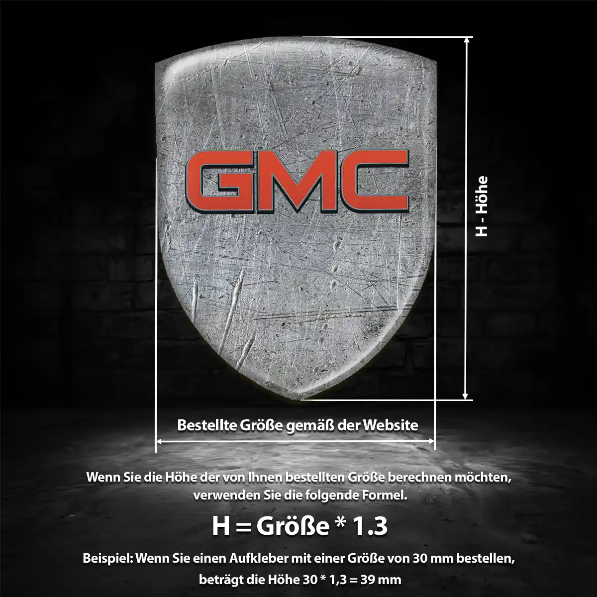GMC Emblem Wappen Auto Markenedition