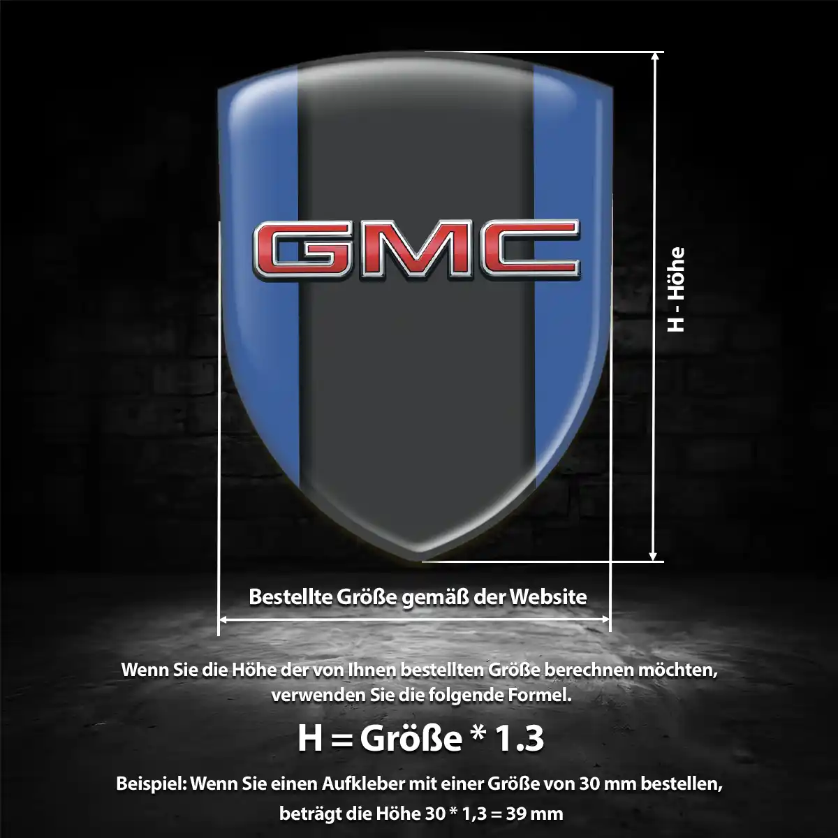 GMC Emblem Wappen Elegantes Design