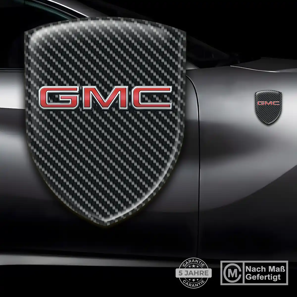 GMC Emblem Wappen Interieurdesign